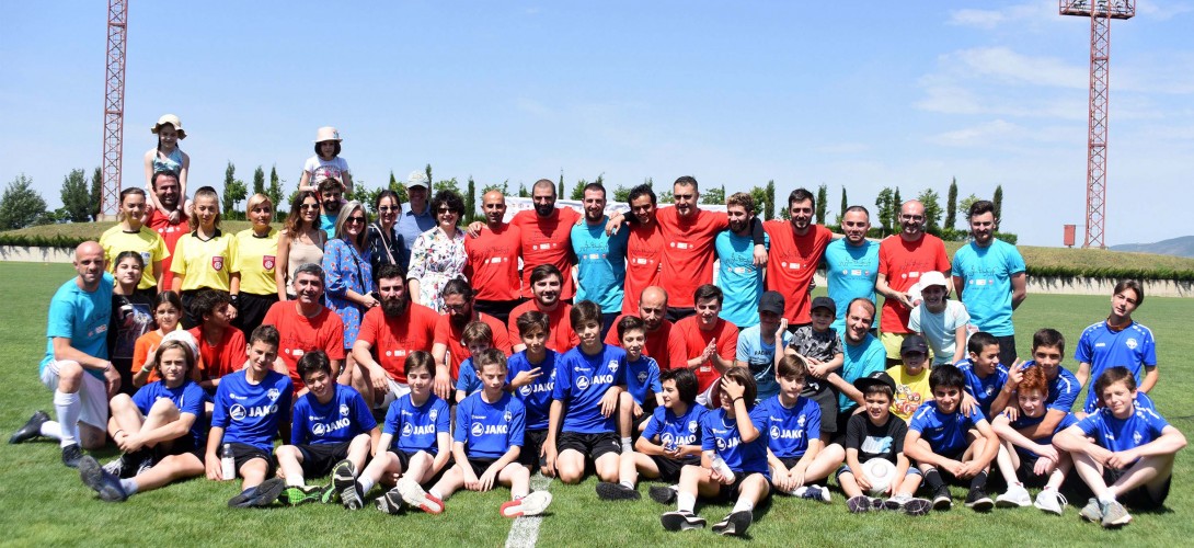 Saguramo base hosts an interesting event and a friendly match