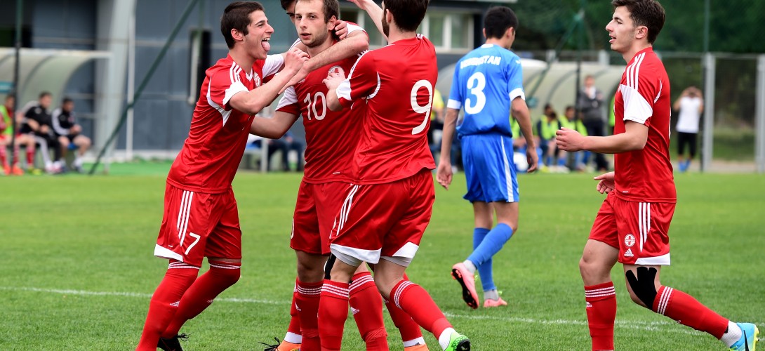 ქიმერიძის დუბლი - საქართველოს 18 წლამდე ნაკრებმა უზბეკეთი დაამარცხა