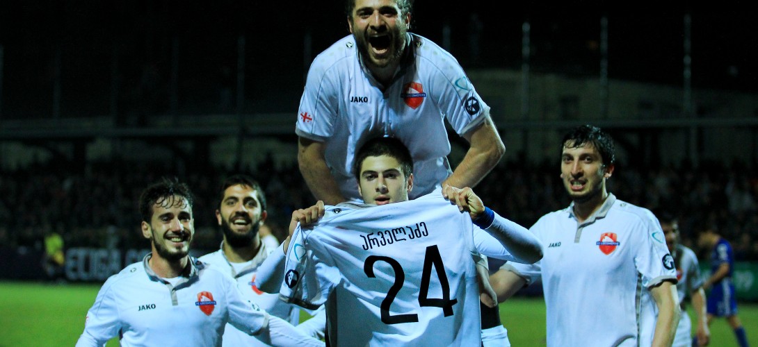  Vato Arveladze’s  victorious goal for Locomotive in Batumi
