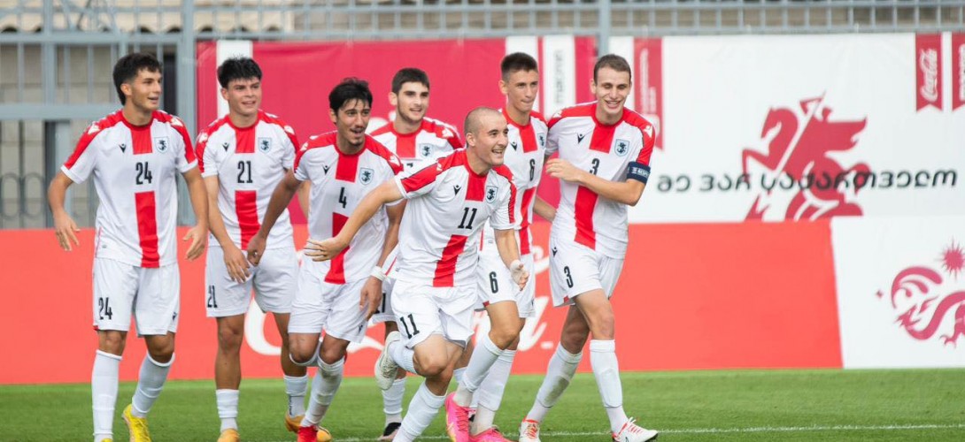 Ninidze's goal - Loco's players played two matches in the under-19 team of Georgia