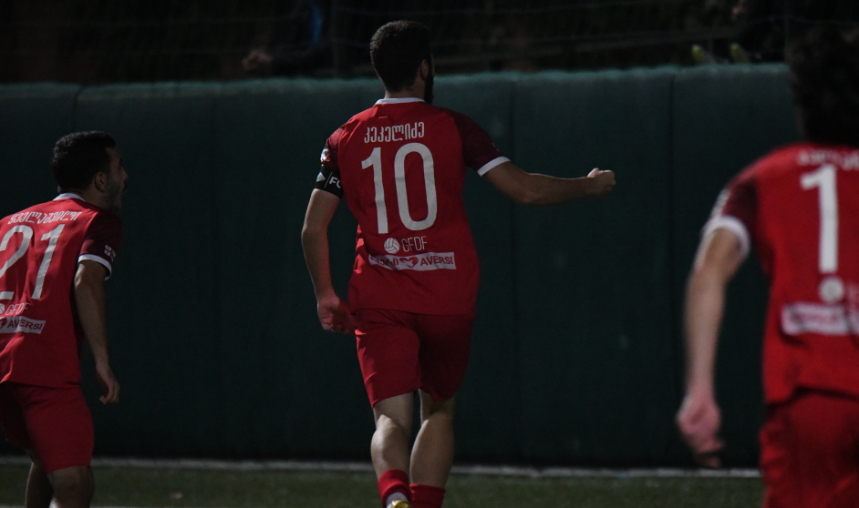With a double from Kekelidze and a goal from Kochreidze, we defeated Dinamo-2